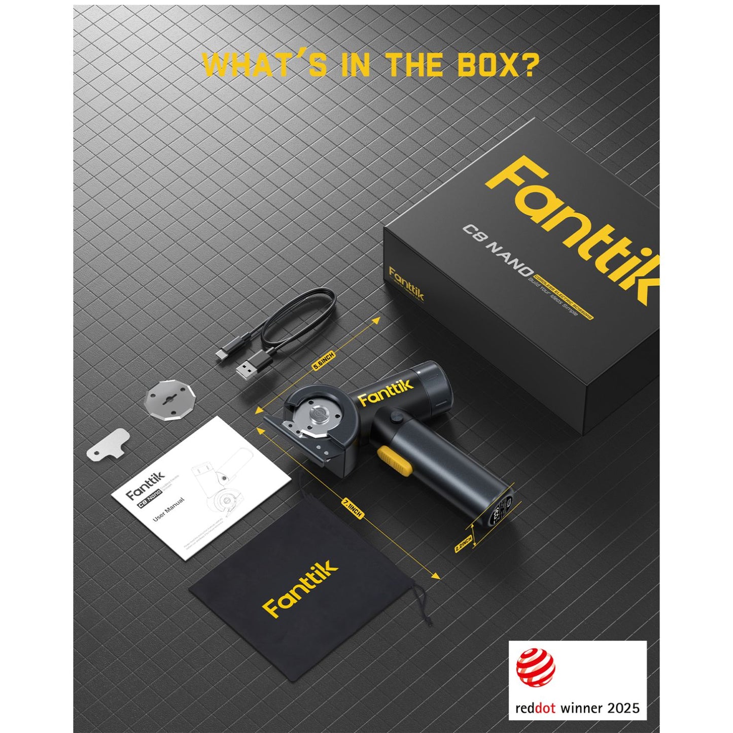 Fanttik C8 Nano Cordless Electric Scissors