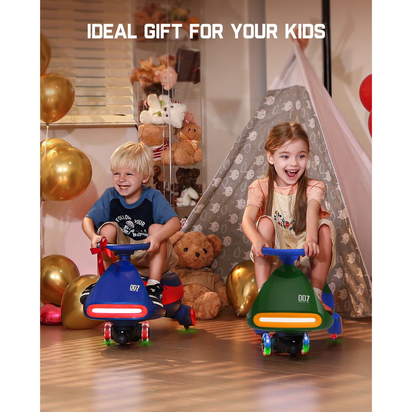 FanttikRide N7 Pro 12V Electric Wiggle Car with Pedal