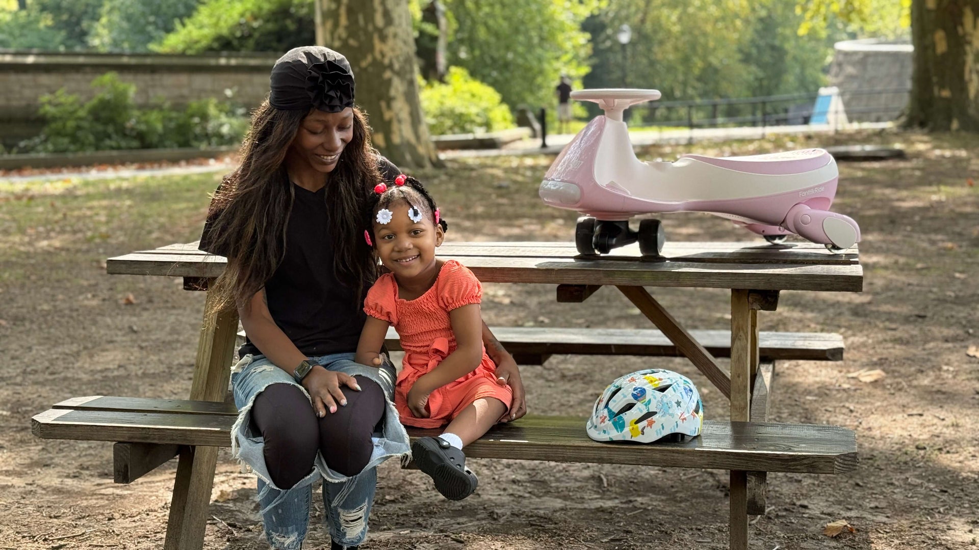 A Custom Left-Pedal Wiggle Car for Nyla