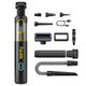 Fantik vacuum cleaner with various attachments on a white background
