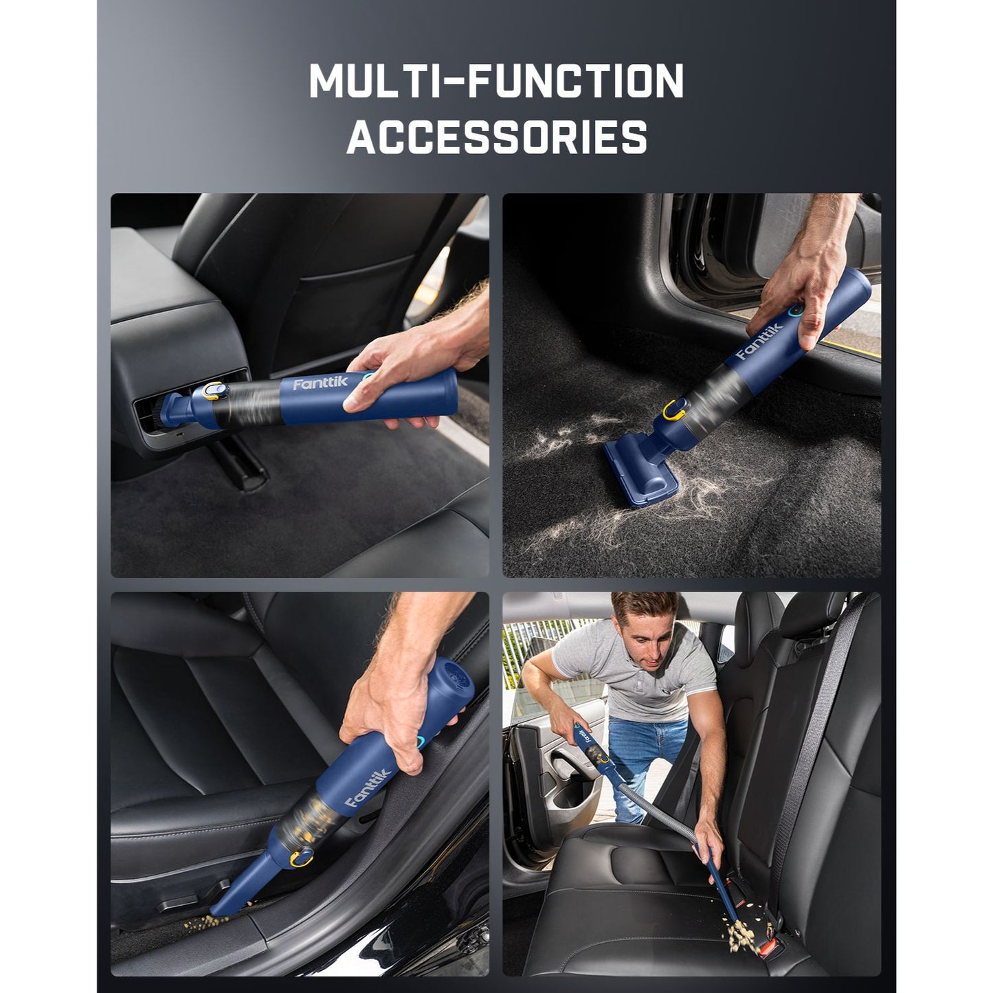 Fanttik Slim V8 Apex Car Vacuum RobustClean