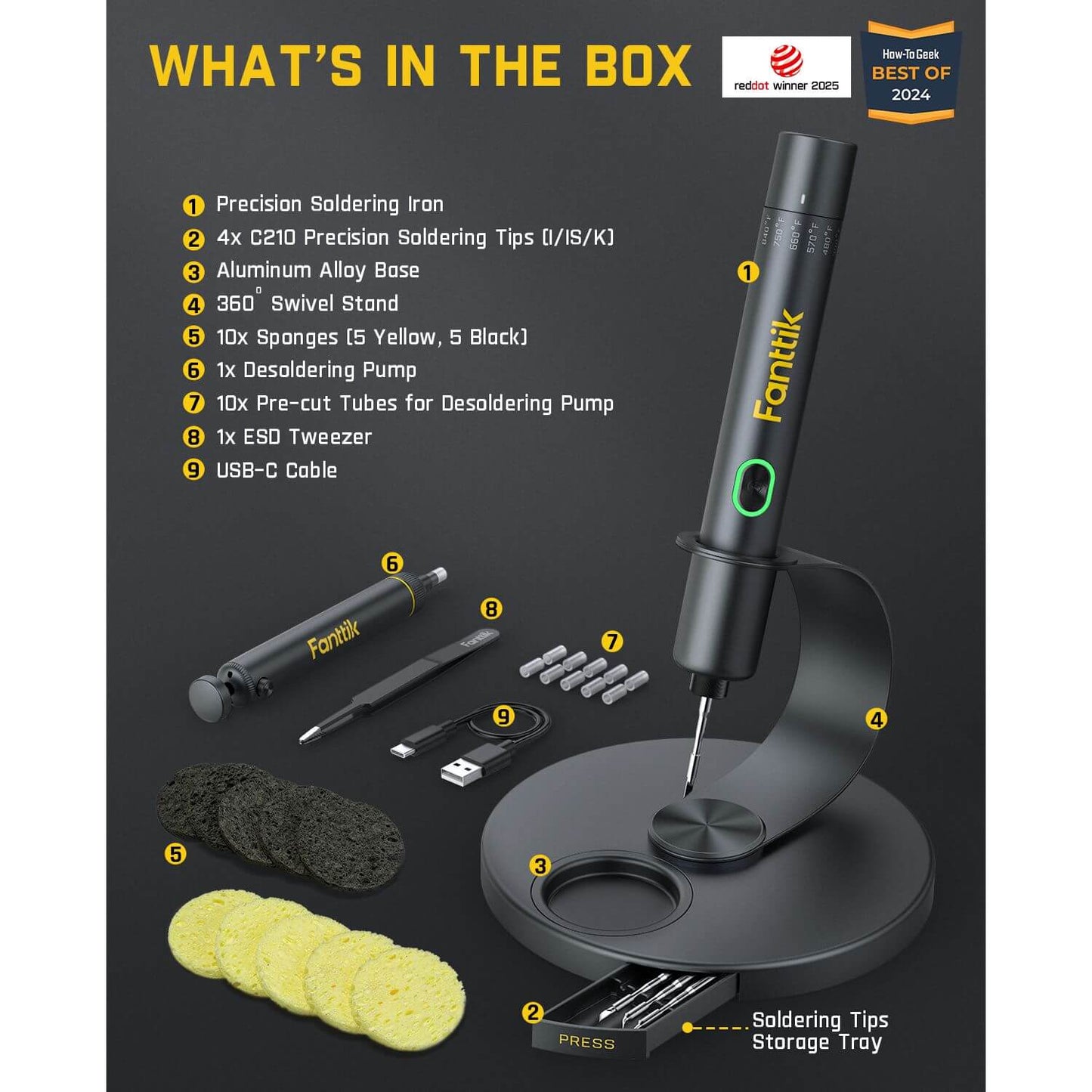 Fanttik T1 Max Soldering Iron Kit