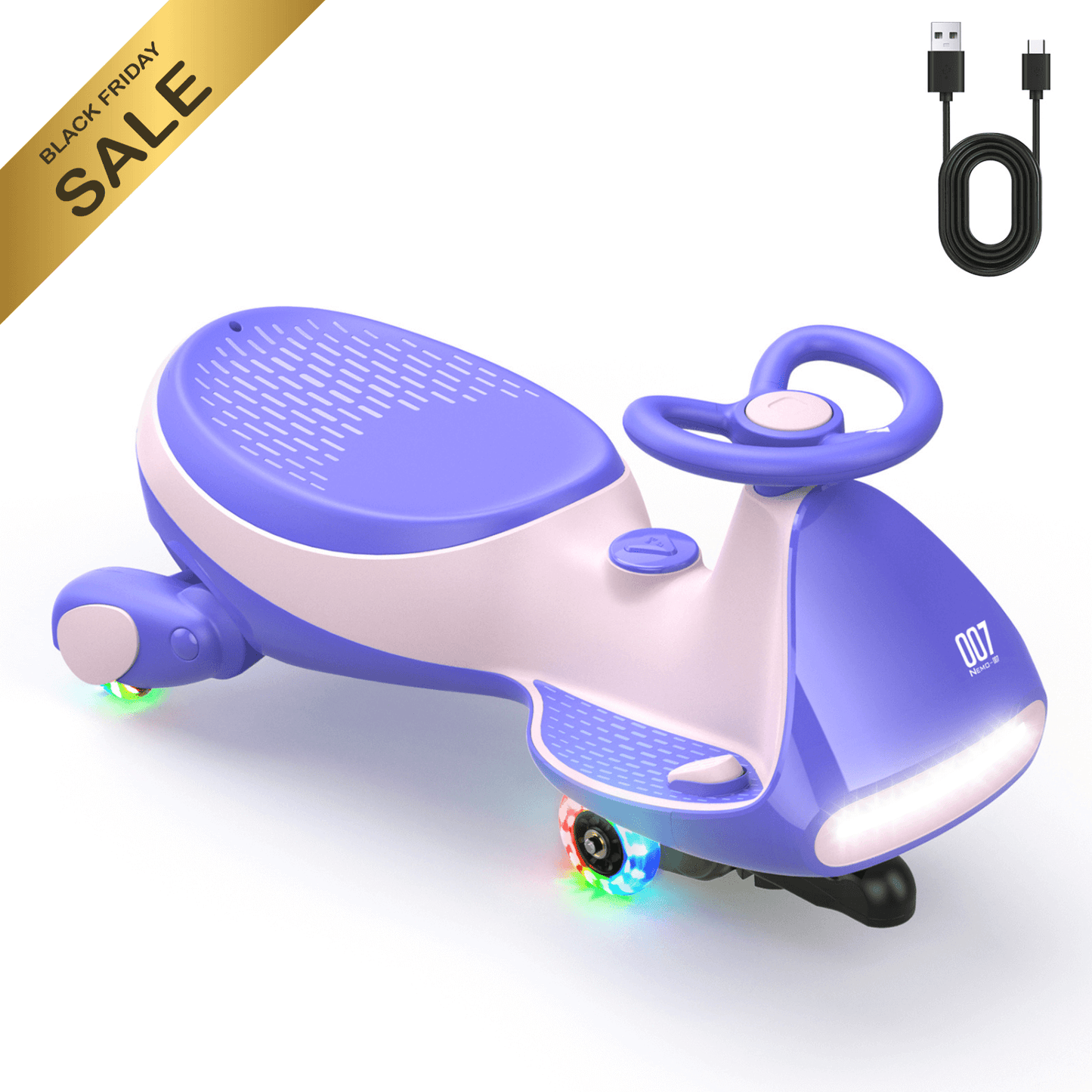 FanttikRide N7 Pro 12V Electric Wiggle Car with Pedal