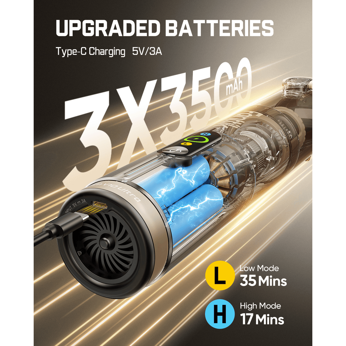 Fanttik Slim V10 Ultra Cordless Car Vacuum