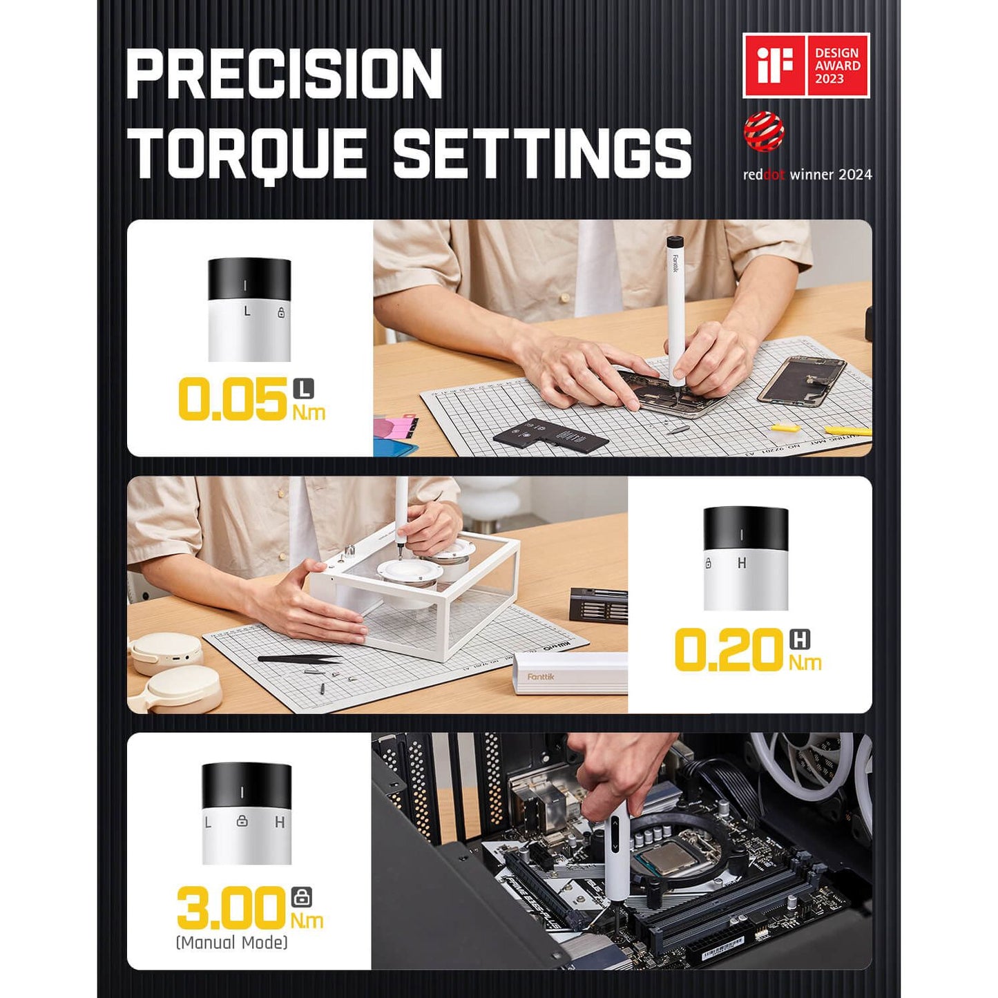 Fanttik E1 MAX Precision Electric Screwdriver