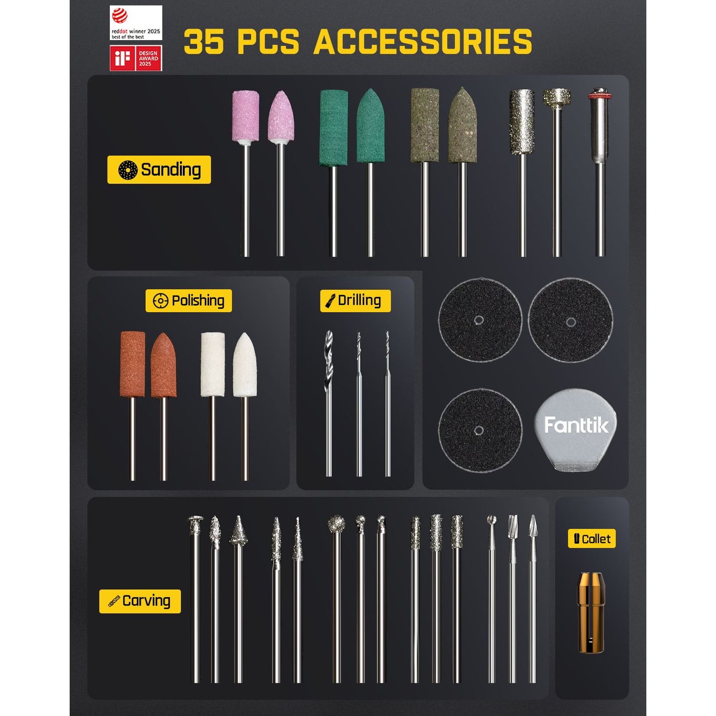 Fanttik F2 Master Cordless Rotary Tool Kit